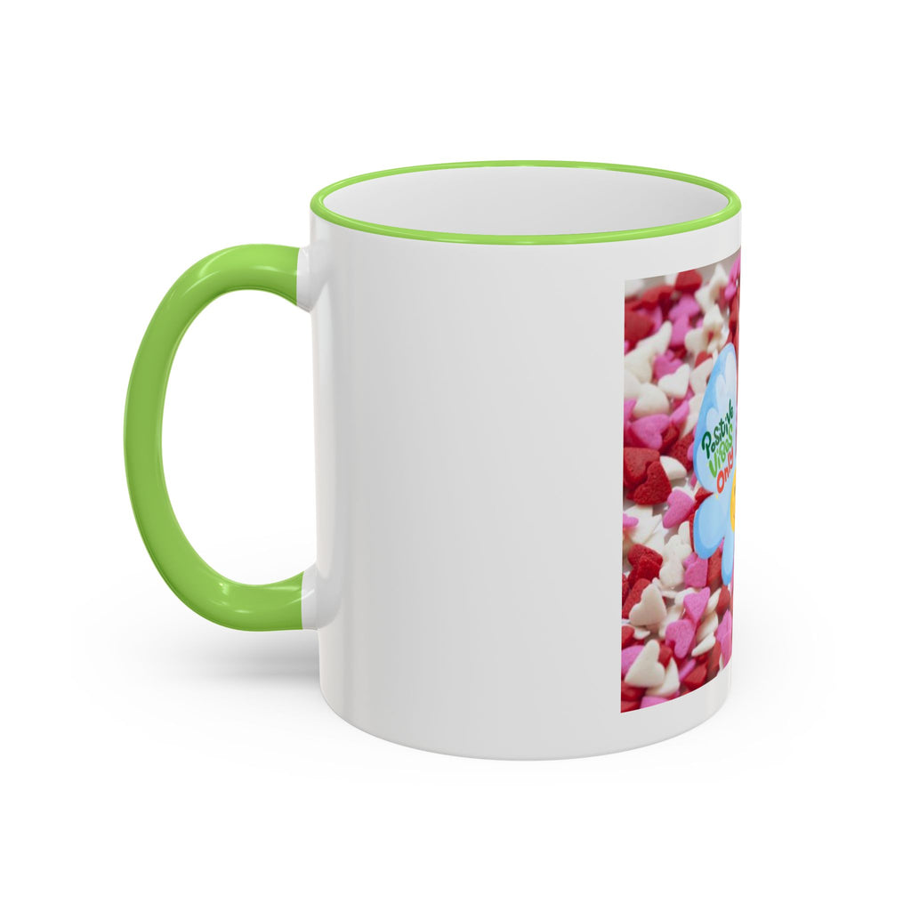 Positive Vibes Only Butterfly Mug — Handle Coffee Cup