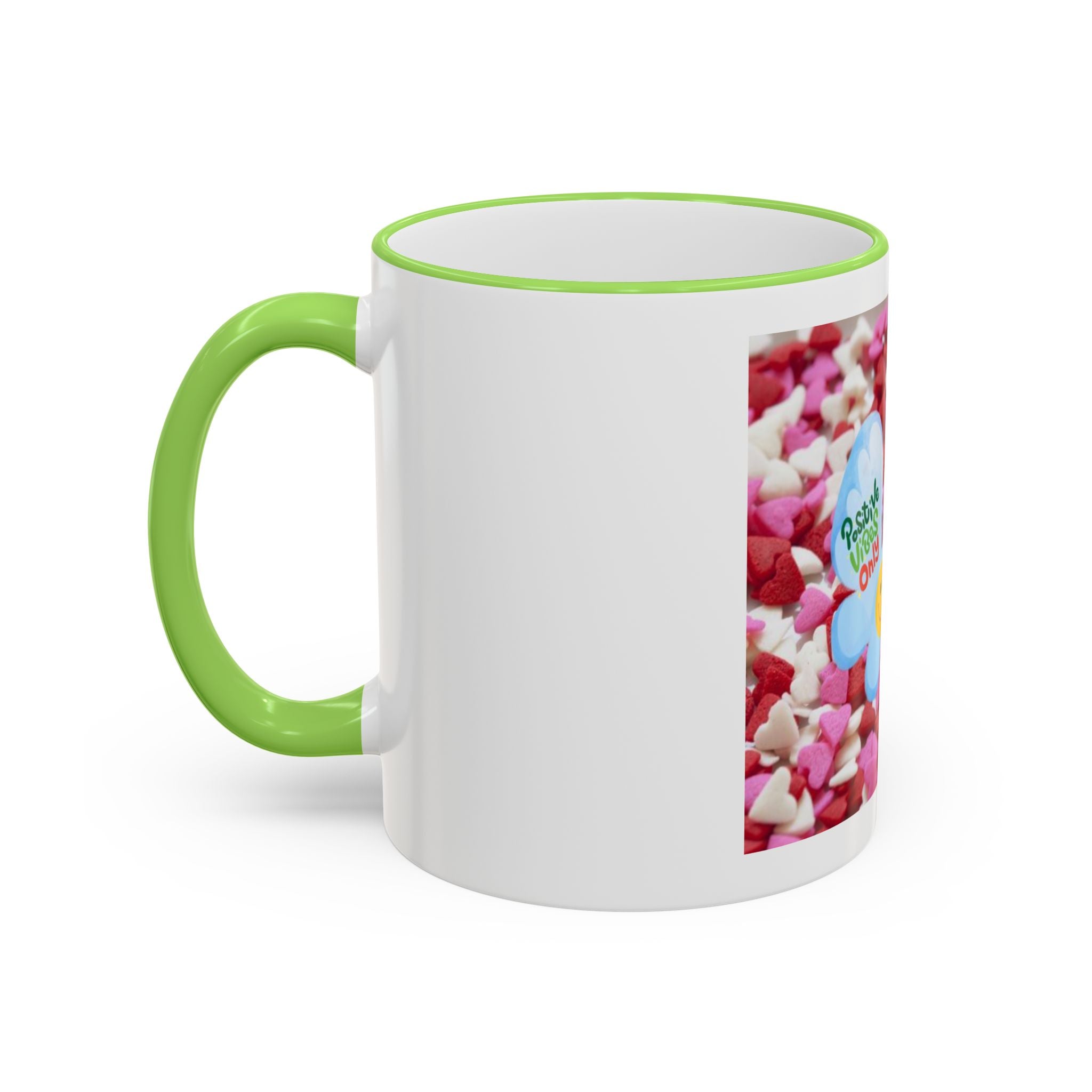 Positive Vibes Only Butterfly Mug — Handle Coffee Cup