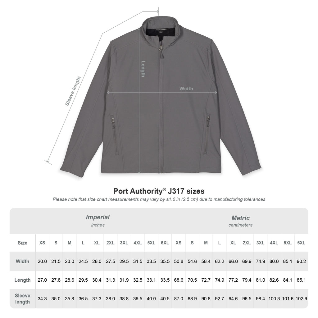 Embroidered Autumn Pumpkin Crest Soft Shell Jacket