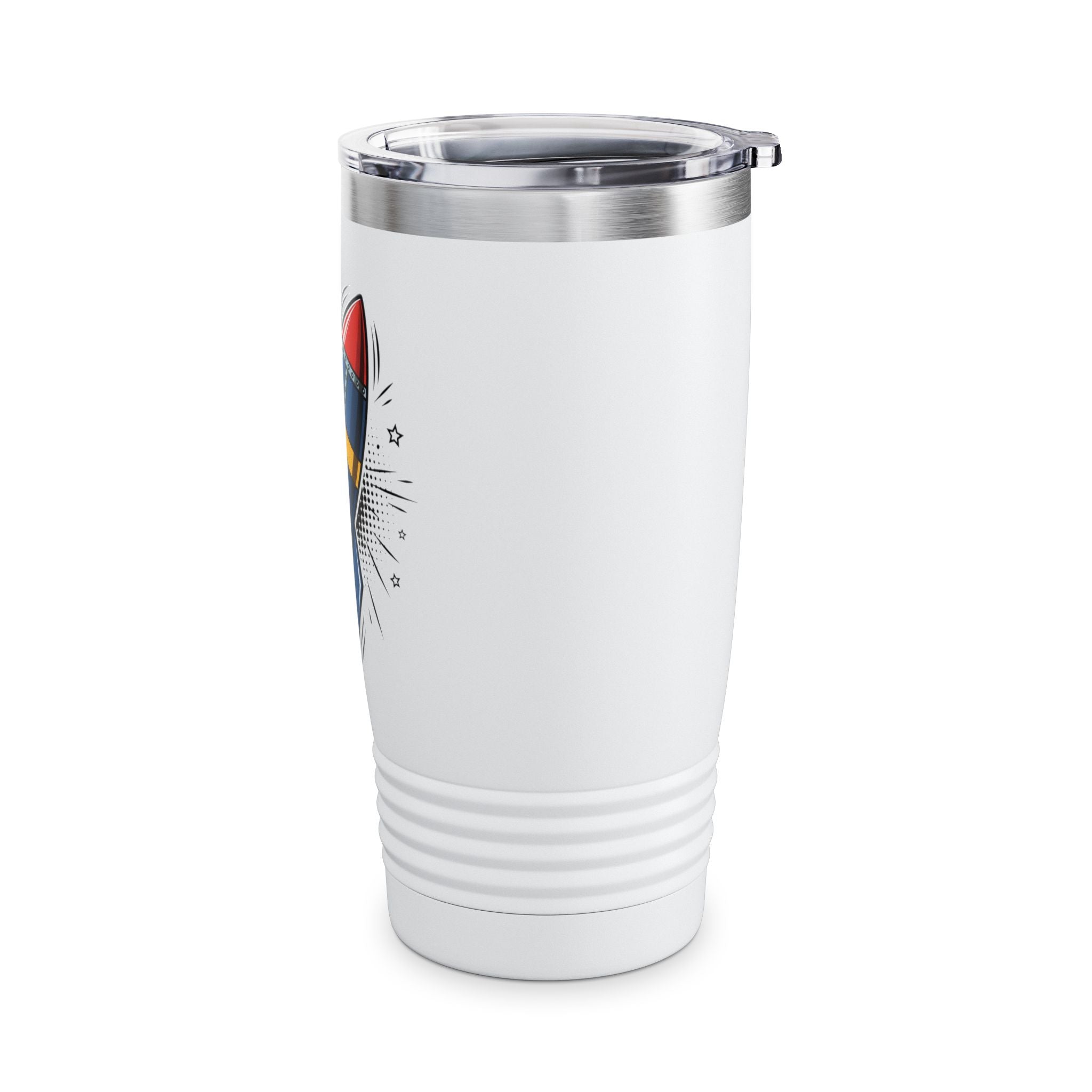 Rocket Graphic 20oz Tumbler — Insulated Travel Cup for Kids