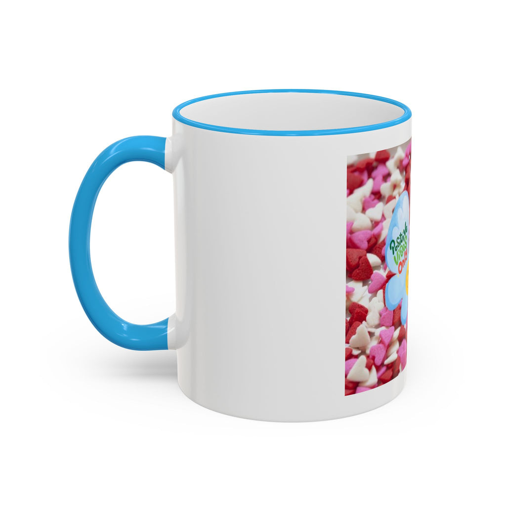 Positive Vibes Only Butterfly Mug — Handle Coffee Cup