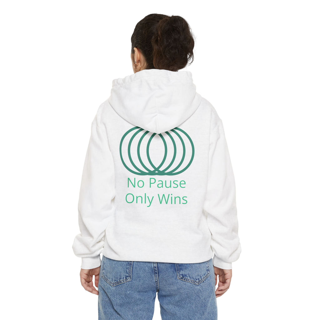 Digital Warrior Hoodie — "No Pause Only Wins" Graphic Hoodie
