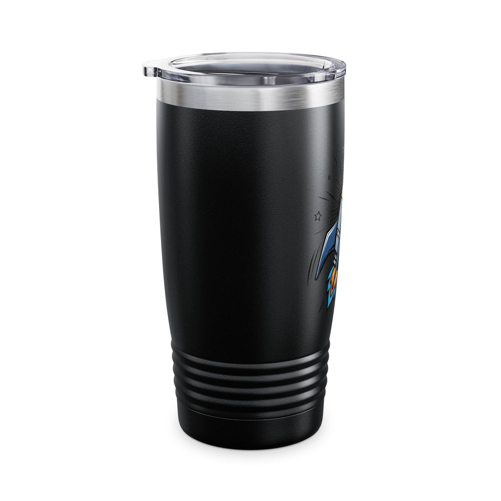 Rocket Graphic 20oz Tumbler — Insulated Travel Cup for Kids