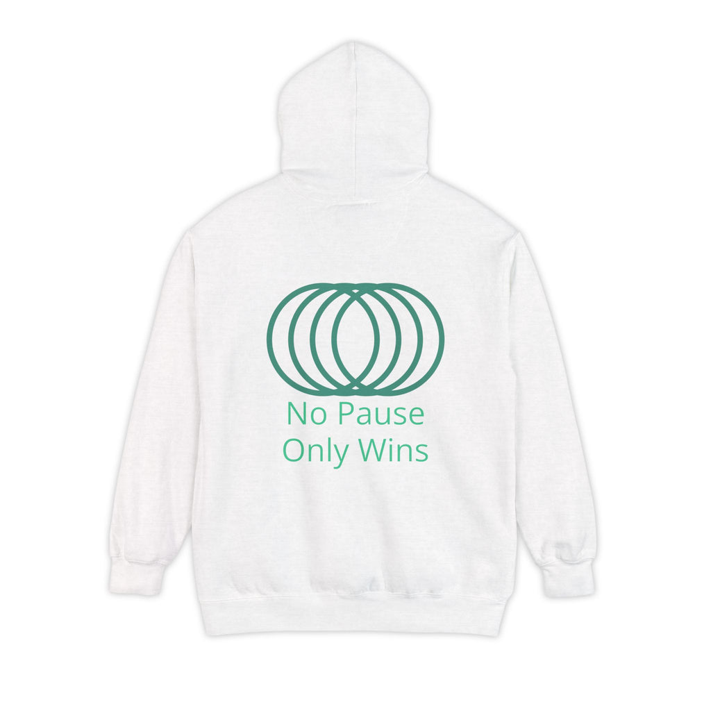 Digital Warrior Hoodie — "No Pause Only Wins" Graphic Hoodie