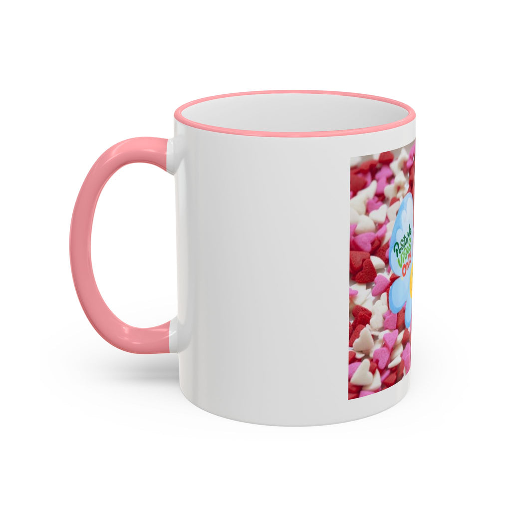 Positive Vibes Only Butterfly Mug — Handle Coffee Cup