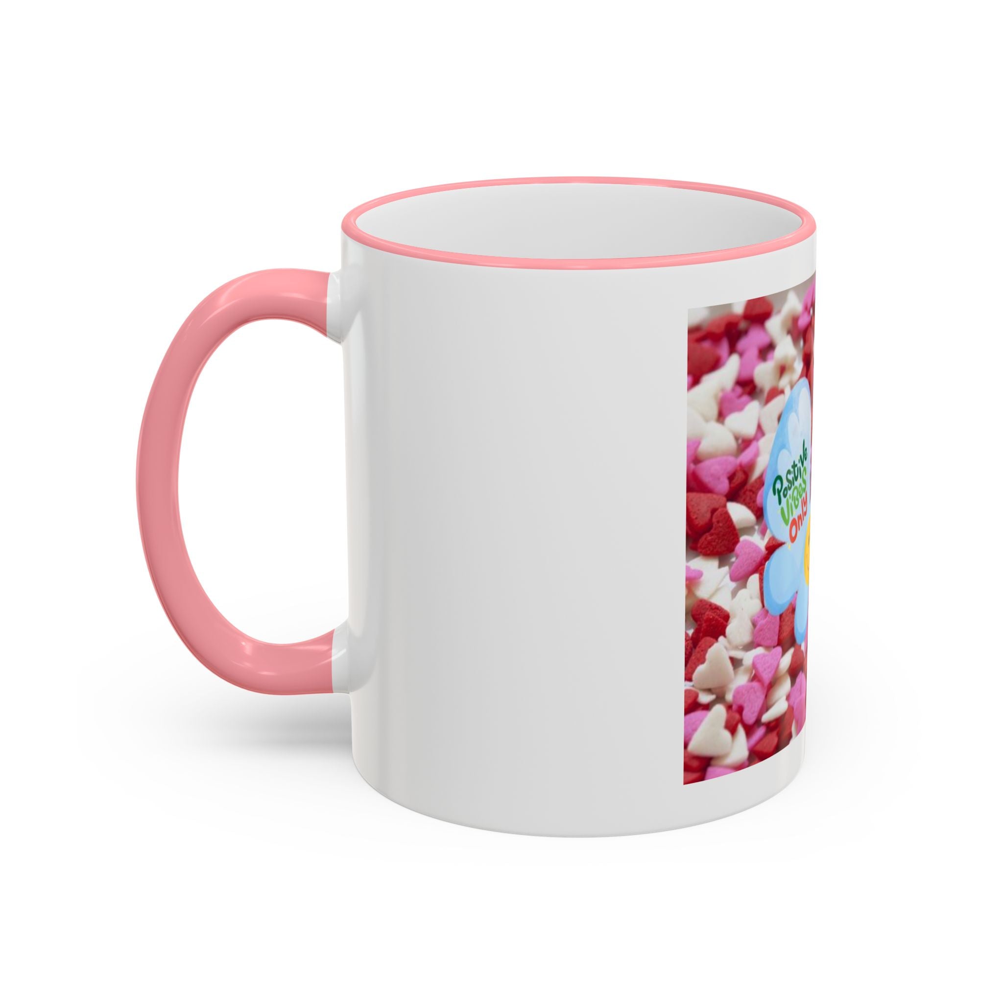 Positive Vibes Only Butterfly Mug — Handle Coffee Cup