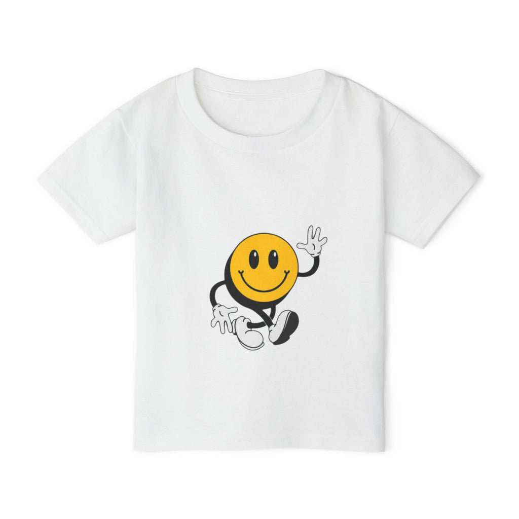 Smiley Face Toddler T‑Shirt — Retro Happy Emoji Kids Tee