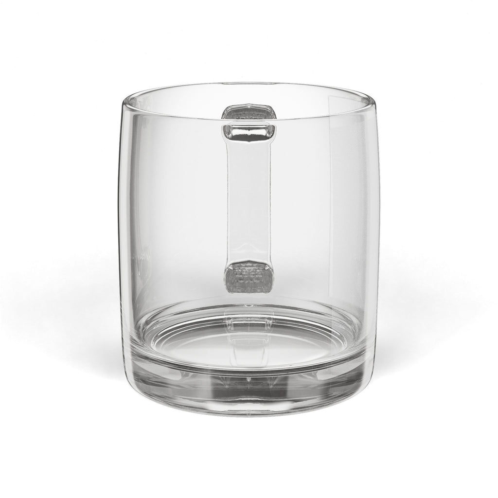 Glass Coffee Mug, 12.25oz (Engraving)