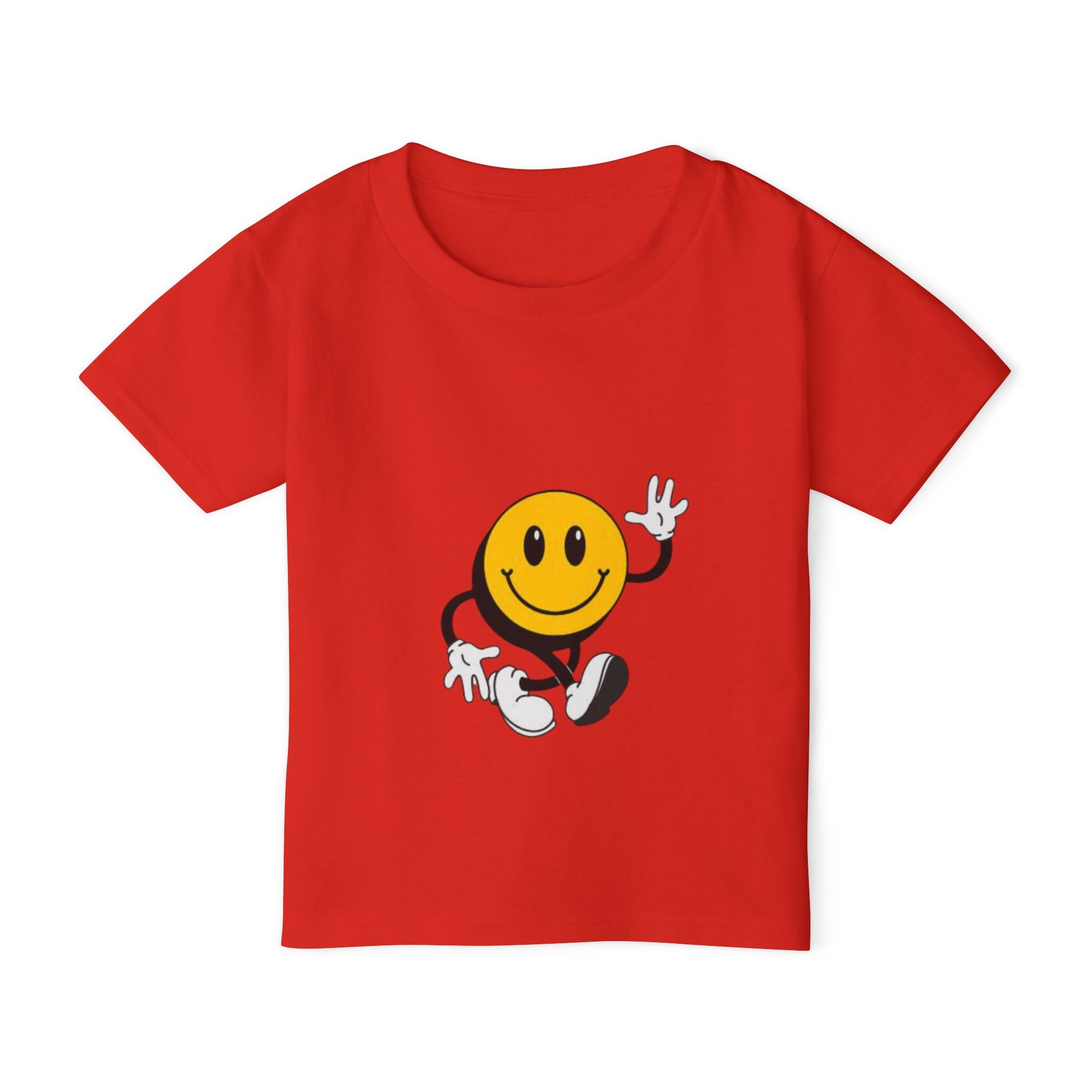 Smiley Face Toddler T‑Shirt — Retro Happy Emoji Kids Tee