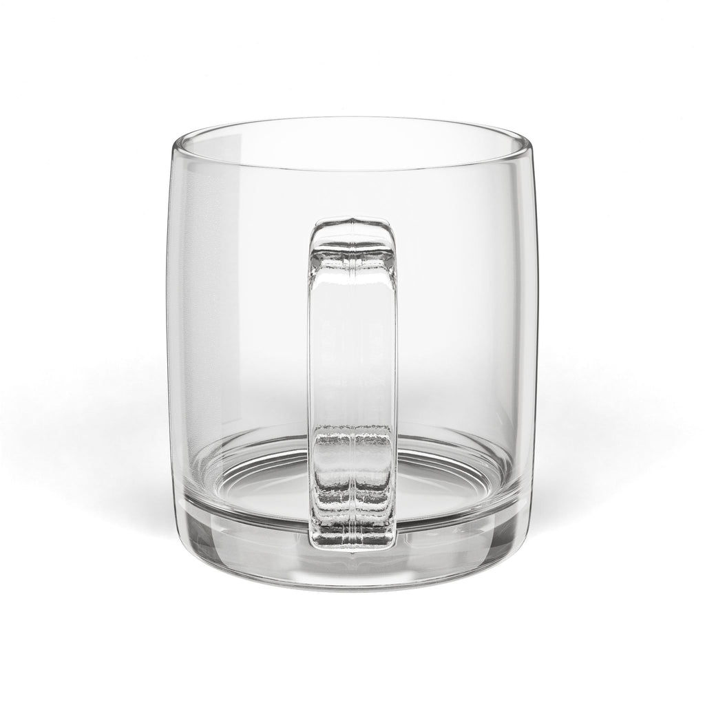 Glass Coffee Mug, 12.25oz (Engraving)