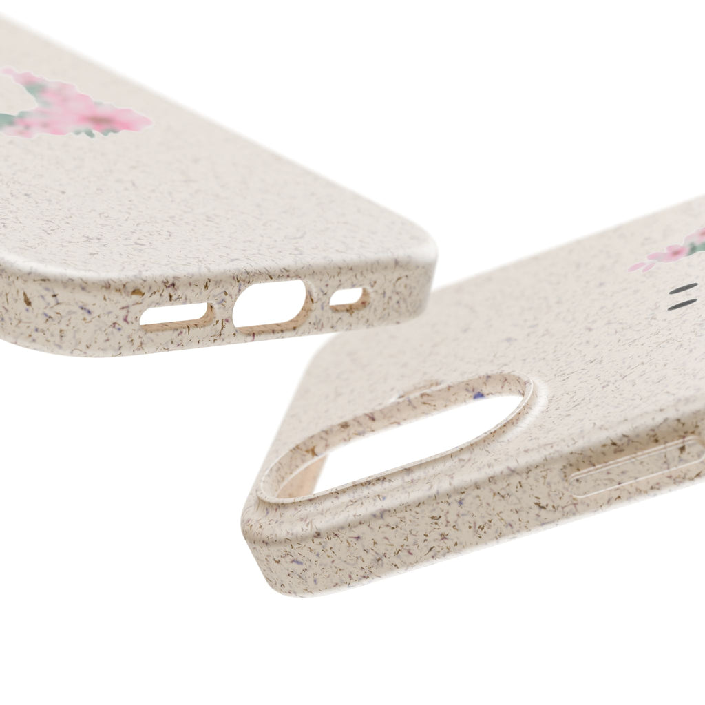 Biodegradable Phone Case — Smiley Vibes Floral Eco-Friendly iPhone Cover