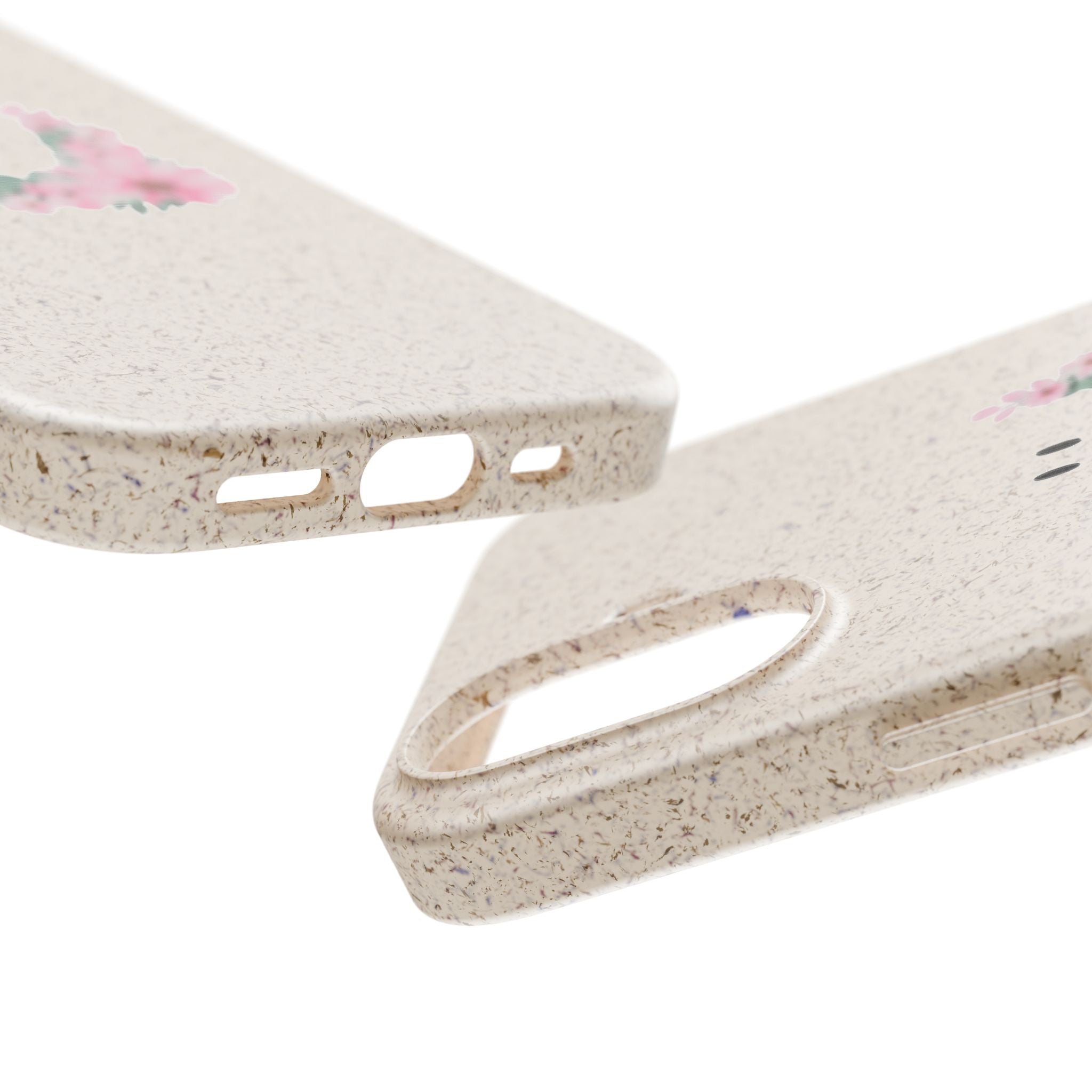 Biodegradable Phone Case — Smiley Vibes Floral Eco-Friendly iPhone Cover
