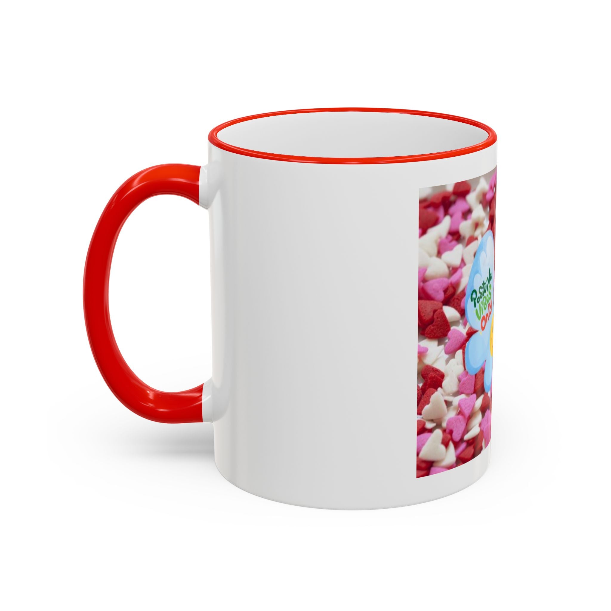 Positive Vibes Only Butterfly Mug — Handle Coffee Cup