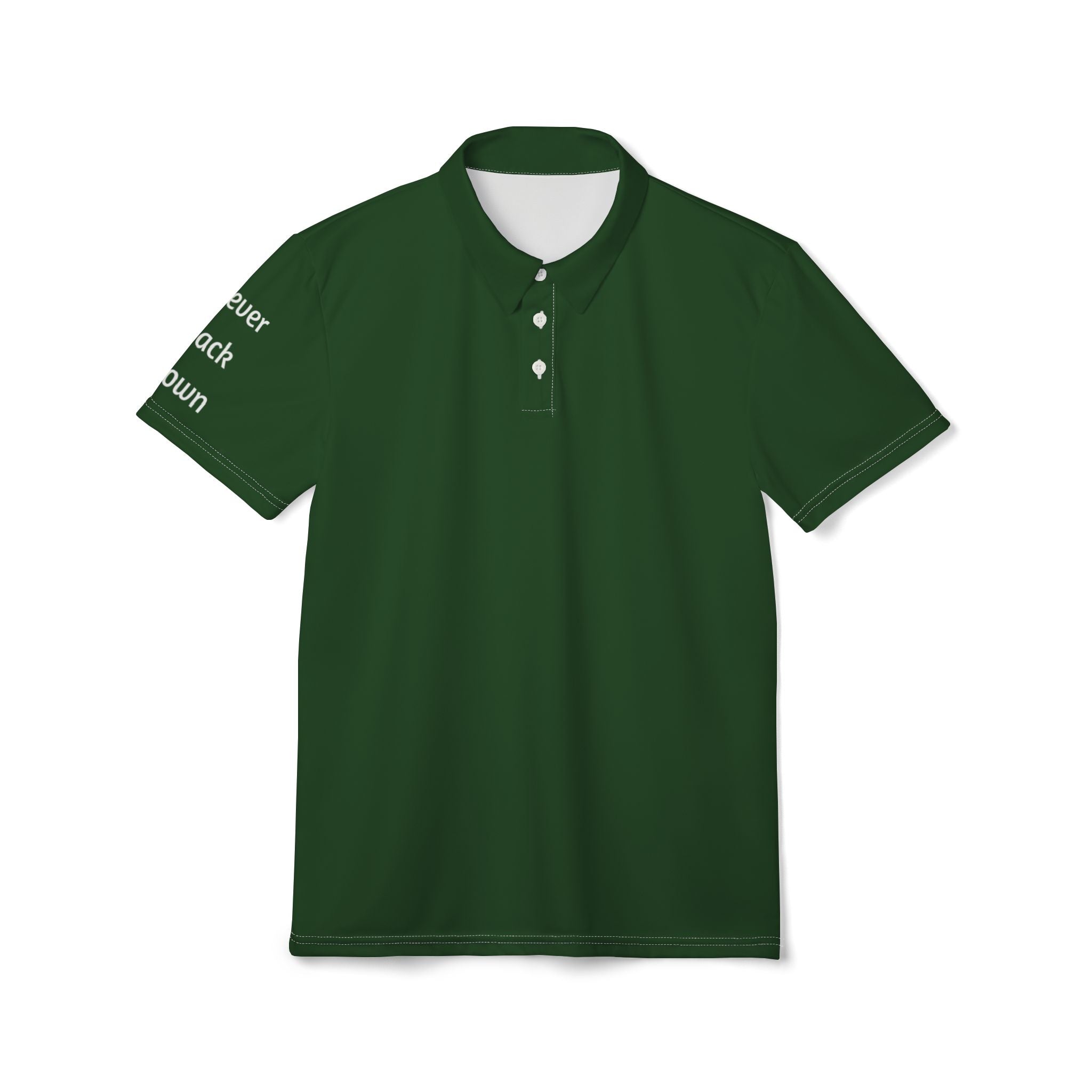 Forest Green Polo Shirt — Classic Men's Short Sleeve Collared Tee