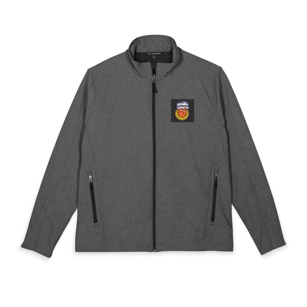 Embroidered Autumn Pumpkin Crest Soft Shell Jacket