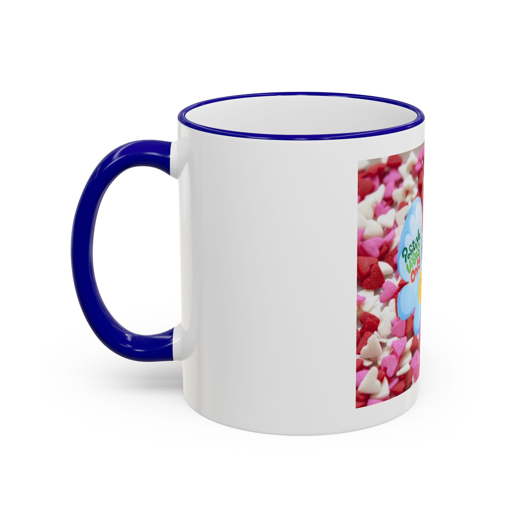 Positive Vibes Only Butterfly Mug — Handle Coffee Cup