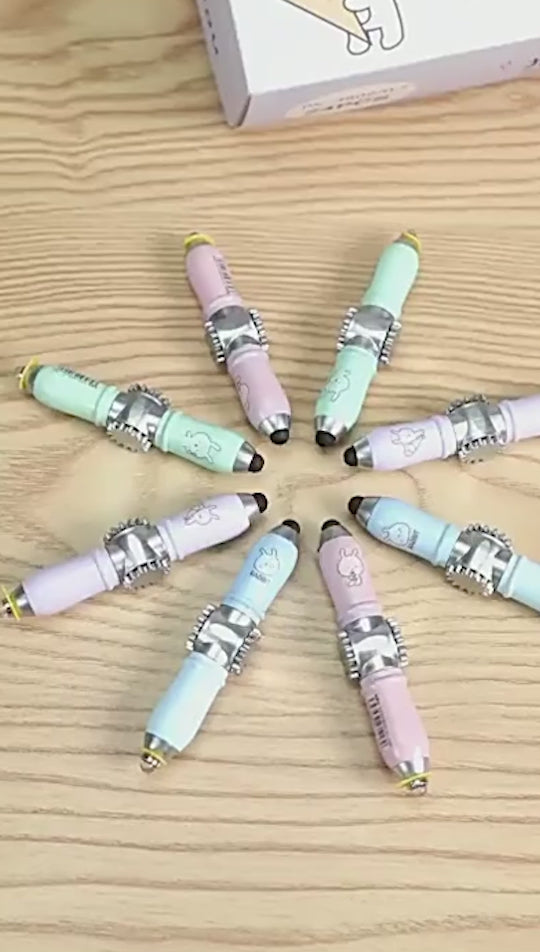 Fingertip Gyro Pen Spinning Pen Blue Ballpoint Pen